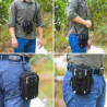 flintronic Taktische Hüfttaschen, Militär Kompakt Gürteltasche Multifunktional Bauchtasche Tasche Beutel für Camping Wandern 