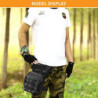 Huntvp® Taktisch Beintasche Militär Beinbeutel MOLLE Hüfttasche Sport Tactical Leg Bag Armee Wasserdicht Gürteltasche Werkzeu