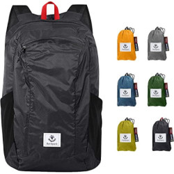 4Monster Faltbarer Rucksack Ultra Leicht, Unisex Tagesrucksack Outdoor, Wasserdichter Wanderrucksack für Camping Wandern Reis