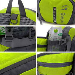 SINOKAL multifunktionale Militärstil Canvas-Pack Gürteltasche Wasser Widerstand Fanny Packungen mit Flaschenhalter für laufen
