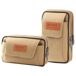 2 Stück Handy Gürteltasche, Gürteltasche Herren, Kompakte Gürteltasche, Multifunktionale Gürtel Tasche Ideal für Camping, Wan