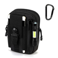 PISCORUSH Taktische Hüfttaschen, MOLLE EDC Hüfttasche Outdoor Gürteltasche Bauchtasche Handytasche Tragetasche für Smartphone