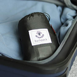 4Monster Faltbarer Rucksack Ultra Leicht, Unisex Tagesrucksack Outdoor, Wasserdichter Wanderrucksack für Camping Wandern Reis