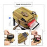 PISCORUSH Taktische Hüfttaschen, MOLLE EDC Hüfttasche Outdoor Gürteltasche Bauchtasche Handytasche Tragetasche für Smartphone
