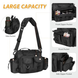 BAIGIO Taktische Bauchtasche Militär Hüfttasche Molle Utility Gürteltasche Angeln Tasche Angeltasche Messenger Bag Schulterta
