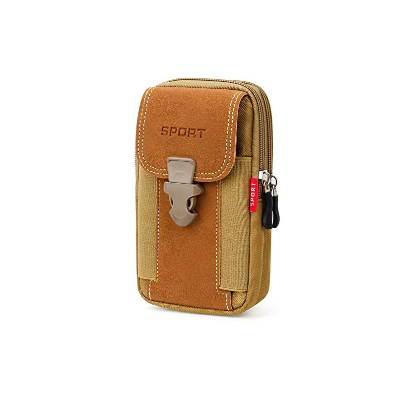 Multifunktionale Gürteltasche für Herren, Smartphonetasche Gürteltasche, Handy Gürteltasche für Outdoor, Wandern, Camping  Kh
