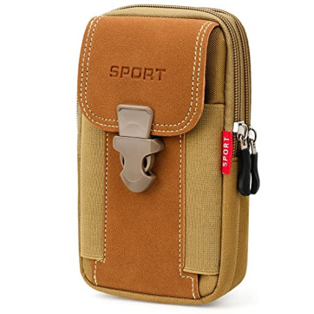 Multifunktionale Gürteltasche für Herren, Smartphonetasche Gürteltasche, Handy Gürteltasche für Outdoor, Wandern, Camping  Kh