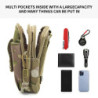 Long Keeper Hüfttasche Taktisch EDC Pouch, Nylon Gürteltasche Taktisch Molle Tasche Handy Handytasche Outdoor Beutel für Camp