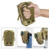 Long Keeper Hüfttasche Taktisch EDC Pouch, Nylon Gürteltasche Taktisch Molle Tasche Handy Handytasche Outdoor Beutel für Camp