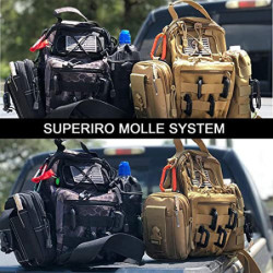 Gürteltasche Herren für alle Handys-2er Pack Gürteltasche aus Nylon, Handytasche mit Karabiner, Taktische Hüfttaschen,Surviva