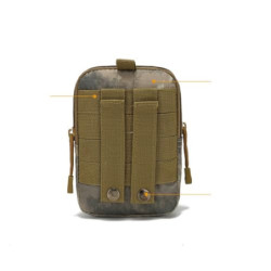 HOUSON Taktische Hüfttasche, Molle Gürteltasche Handytasche Beutel Geldbörse Für Outdoor, Wandern, Camping, Jagd, Reisen Schw
