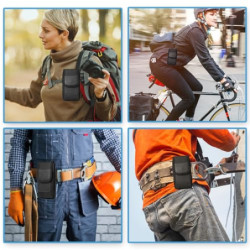 Handytasche Gürteltasche Smartphone-Gürteltasche XL Mit RFID-Schutz Universelle Handyhalterung Für iPhones Samsung Galaxy Hua