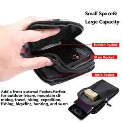 Universal Handy Gürteltasche für Samsung Galaxy S23 S22 S21 Ultra 5G,S23 FE,S23+,S20+, Note 20, Note20 Ultra, Handy-Geldbörse