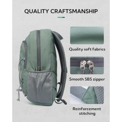 WATERFLY Rucksack Klein Wanderrucksack 12L: Leicht Tagesrucksack Mini Sport Backpack Outdoor Daypack mit Abnehmbare Brustschn