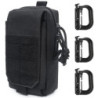 MUCHER Tactical EDC Tasche Taktische Hüfttaschen Militär Kompakt MOLLE Multifunktionale kleine EDC Handytasche Gürteltasche B