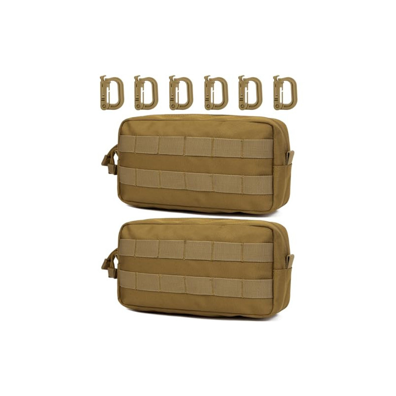 MUCHER Molle Tasche Taktische Hüfttaschen EDC Utility Bauchtasche Hüfttasche mit 3 Haken für Outdoor Wandern Jagdcamping Trai