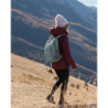 WATERFLY Rucksack Klein Wanderrucksack 12L: Leicht Tagesrucksack Mini Sport Backpack Outdoor Daypack mit Abnehmbare Brustschn