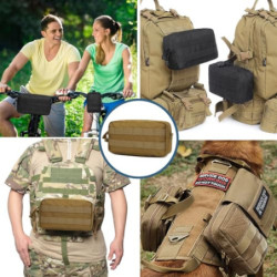 MUCHER Molle Tasche Taktische Hüfttaschen EDC Utility Bauchtasche Hüfttasche mit 3 Haken für Outdoor Wandern Jagdcamping Trai