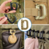 MUCHER Molle Tasche Taktische Hüfttaschen EDC Utility Bauchtasche Hüfttasche mit 3 Haken für Outdoor Wandern Jagdcamping Trai