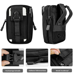 Taktischer Gürteltasche Herren,Leskyair Gürteltasche Herren Arbeit Multifunktional Bauchtasche für Camping Wandern Radfahren 