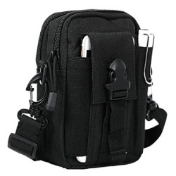 GAOHUI GüRteltasche Herren mit Verstellbarem Schultergurt, Handy GüRteltasche, Taktische Tasche Bauchtasche für Camping, Wand