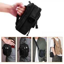 GAOHUI GüRteltasche Herren mit Verstellbarem Schultergurt, Handy GüRteltasche, Taktische Tasche Bauchtasche für Camping, Wand