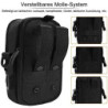 GAOHUI GüRteltasche Herren mit Verstellbarem Schultergurt, Handy GüRteltasche, Taktische Tasche Bauchtasche für Camping, Wand