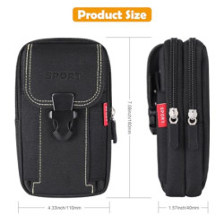 Hejo Gürteltasche Herren klein, Taktische Hüfttaschen, Multifunktionale Bauchtasche, Handytasche für Radfahren, Wandern, Camp
