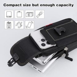 Hejo Gürteltasche Herren klein, Taktische Hüfttaschen, Multifunktionale Bauchtasche, Handytasche für Radfahren, Wandern, Camp
