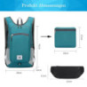Faltbarer Rucksack + Bauchtasche, 15L Ultraleicht Tagesrucksack Gürteltasche Kleiner Wanderrucksack Damen Herren Daypack Wass
