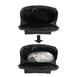 WEESTAAMO Gürteltasche Herren Taktische Gürteltasche Klein Molle Beutel EDC Tasche für Gürtel Pouch Coin Purse, Mini Klett Ta
