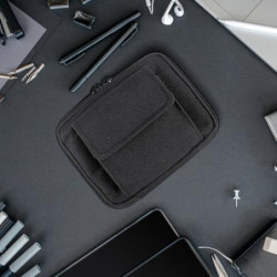 WEESTAAMO Gürteltasche Herren Taktische Gürteltasche Klein Molle Beutel EDC Tasche für Gürtel Pouch Coin Purse, Mini Klett Ta