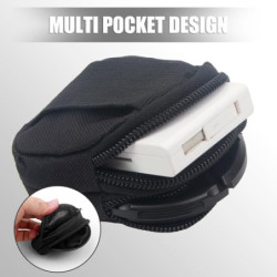 Mini Multifunktionale Gürteltasche Tasche Robuste Nylon Gürteltasche EDC Outdoor-Zubehör Für Camping Wandern Jagd Kompakte Au