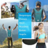Faltbarer Rucksack + Bauchtasche, 15L Ultraleicht Tagesrucksack Gürteltasche Kleiner Wanderrucksack Damen Herren Daypack Wass