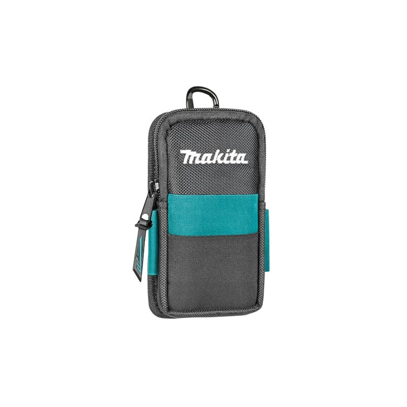 Makita E-15556 Smartphone Gürteltasche, passend für die gängigsten Smartphones, inklusive Karabiner und Kunststoffclip, Platz