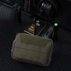 OneTigris EDC Tasche, Gürteltasche MOLLE Taktische Hüfttasche Wasserdicht Molletaschen für Camping Wandern Radfahren Klettern