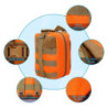 BITUOR Taktische Taschen MOLLE, EMT Kleine Pouch, Wasserdichte Molle Tasche, Tactical Pouch Bag, Rip-Away Pouches, Militär Ko