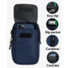 WATERFLY Bauchtasche Gürteltasche Hüfttaschen Handytasche: Kompakt Klein Multifunktional Gürtel Tasche mit Karabiner für Dame
