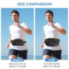 ProCase Bauchtasche Gürteltasche Wasserdicht Hüfttasche für Herren und Damen Klein Nylon Fanny Pack mit 6 Reißverschlusstasch
