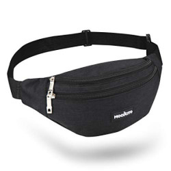Bauchtasche Gürteltasche, MOCOCITO Hüfttasche für Damen und Herren, Brusttasche Groß Handytasche 120CM Gurt Verstellbarer für