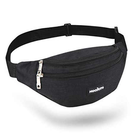 Bauchtasche Gürteltasche, MOCOCITO Hüfttasche für Damen und Herren, Brusttasche Groß Handytasche 120CM Gurt Verstellbarer für
