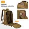HUNTVP Militär Rucksack 25L Wanderrucksack Bundeswehr Tagesrucksack Taktischer Rucksack Wasserdicht MOLLE Trekkingrucksack An