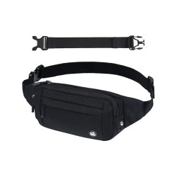 WATERFLY Bauchtasche Hüfttasche Herren Damen: Klein Gürteltasche Sport Bum Hip Bag Männer Frauen Waist Fanny Pack mit Verläng