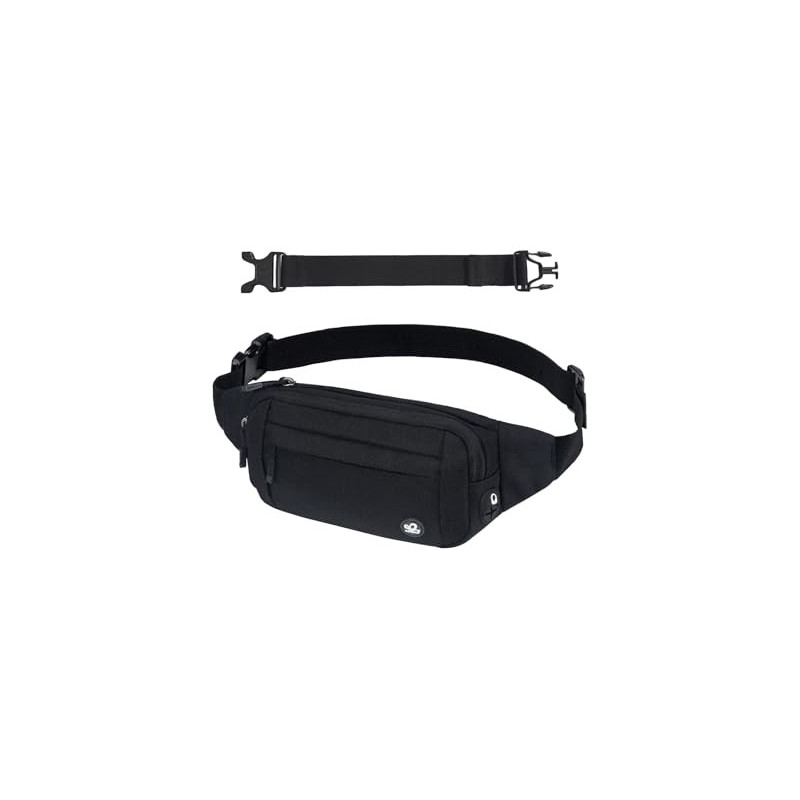 WATERFLY Bauchtasche Hüfttasche Herren Damen: Klein Gürteltasche Sport Bum Hip Bag Männer Frauen Waist Fanny Pack mit Verläng WATERFLY Bauchtasche Hüfttasche Herren Damen: Klein Gürteltasche Sport Bum Hip Bag Männer Frauen Waist Fanny Pack mit Verläng