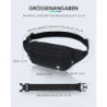 WATERFLY Bauchtasche Hüfttasche Herren Damen: Klein Gürteltasche Sport Bum Hip Bag Männer Frauen Waist Fanny Pack mit Verläng