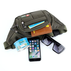 wasserdichte Bauchtasche Geeignet für Reise, Sport & alle Outdoor Aktivitäten, Hüfttasche für Damen und Herren, Bauchtasche W