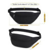 Bauchtasche Gürteltasche Hüfttasche Sport Wasserdicht Gürteltasche Damen Brustbeutel Nylon Herren Sport Tasche Outdoor Reisen
