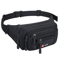 AirZyx wasserdichte Gürteltasche Bauchtasche Damen Herren Multifunktionale Hüfttasche mit Reißverschluss Geeignet für Reise W