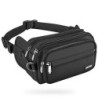 AGPTEK Bauchtasche für Herren und Damen, wasserdichte Gürteltasche mit 5 Einzelfächern, Hüfttaschen für Hundespaziergänge, Re