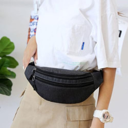 Bauchtasche, Bauchtasche Wasserdicht, Bauchtasche Schwarz, Mit Mehreren Taschen, Bauchtasche für Damen Und Herren, für Outdoo